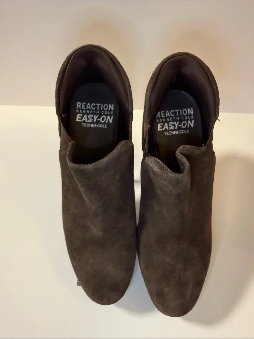 Kenneth Cole Reaction Women's Dark Brown Suede Ankle Booties